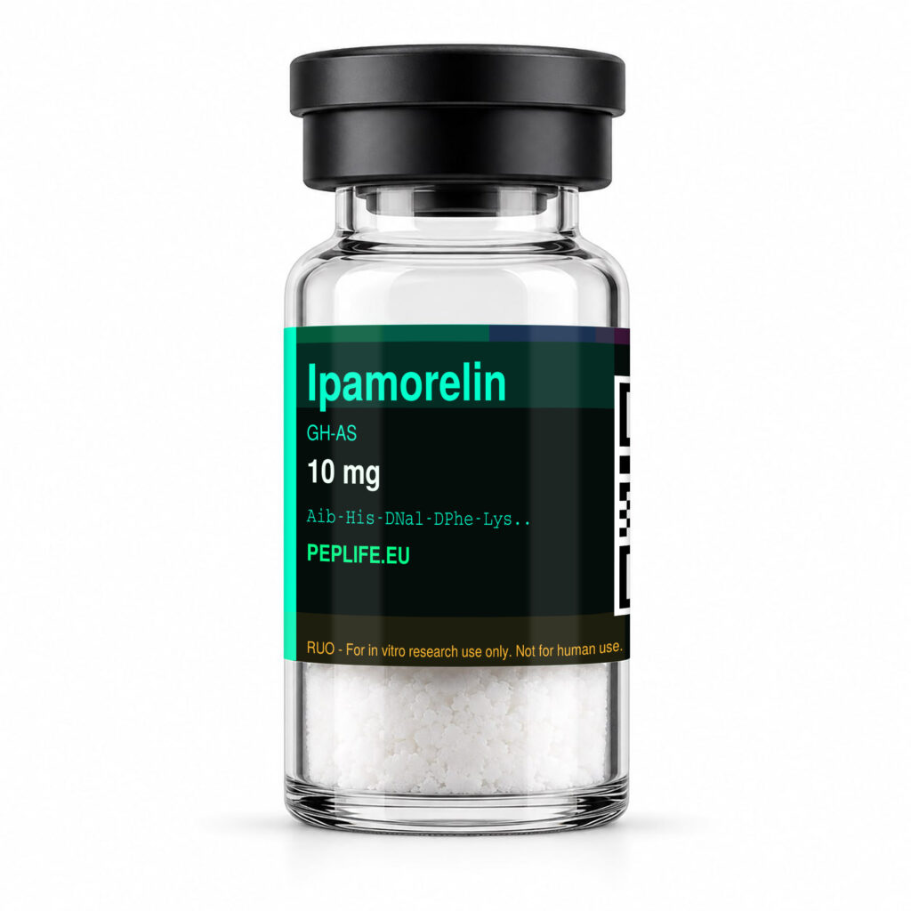 Ipamorelin is een selectieve GHSR-agonist voor in vitro laboratoriumonderzoek (RUO). HPLC: 99.6%. Opslag: −20°C. CoA bijgesloten. Ipamorelin kopen bij Peplife. n RUO — Niet voor menselijk gebruik. kopen bij Peplife.eu