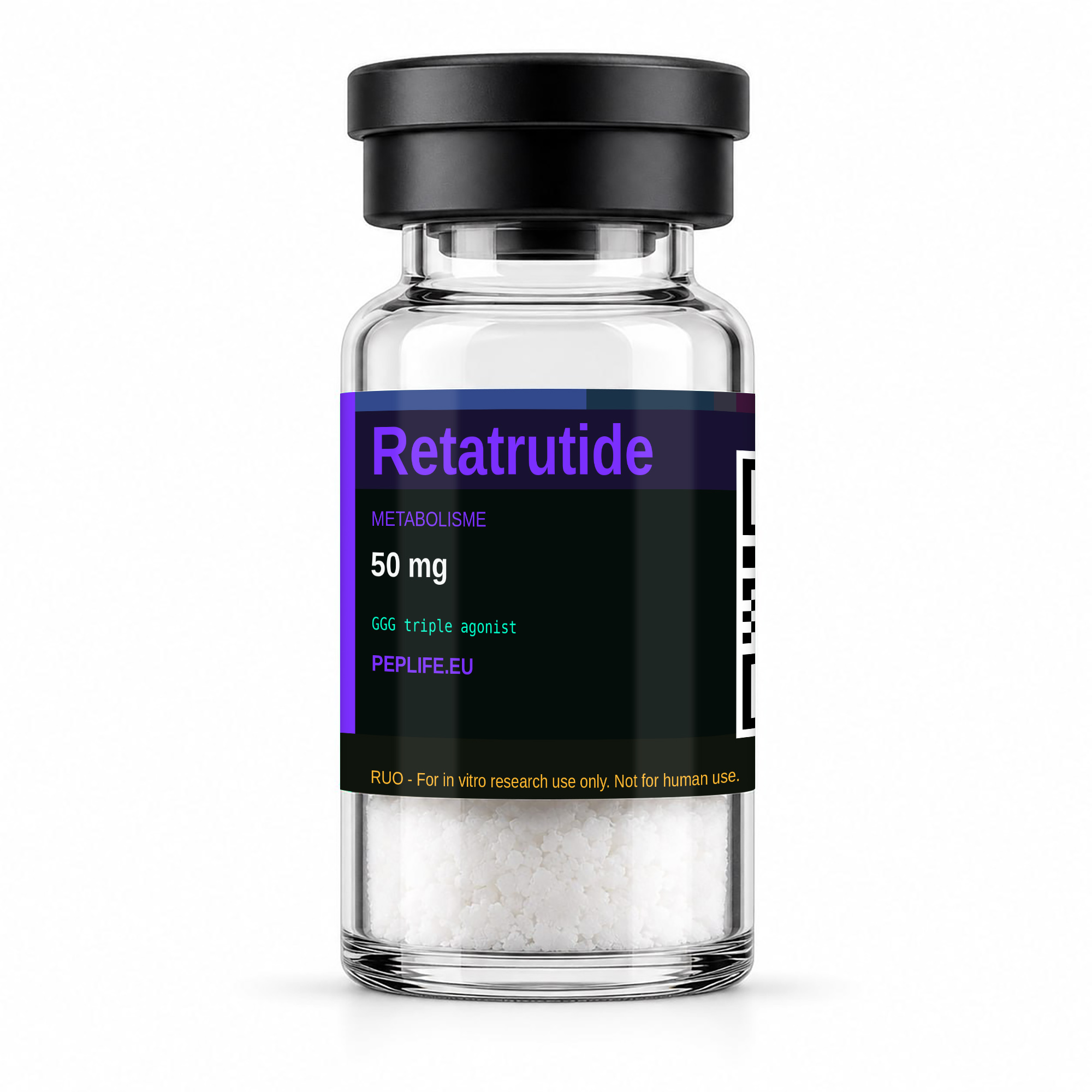reconstituting peptides with bacteriostatic water — Retatrutide vial